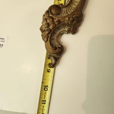 Pair of Gold SyrocoWood Wood Wall Sconces