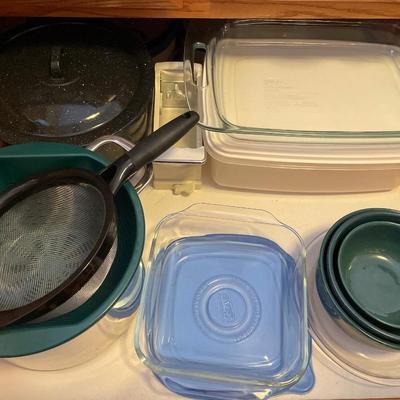 Pyrex and pots