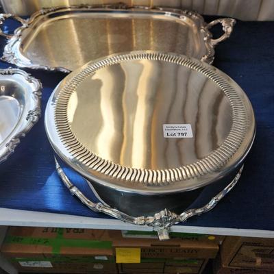 Lot of 5 Silverplate Servers Sheffield , Poole, Eton
