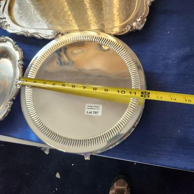 Lot of 5 Silverplate Servers Sheffield , Poole, Eton