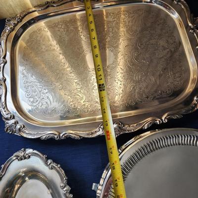 Lot of 5 Silverplate Servers Sheffield , Poole, Eton