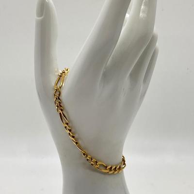 Lot 326J: 14K Gold Bracelet