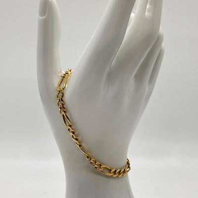 Lot 326J: 14K Gold Bracelet