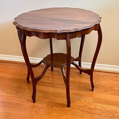 Solid Wood Mahogany Occasional Table