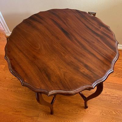 Solid Wood Mahogany Occasional Table