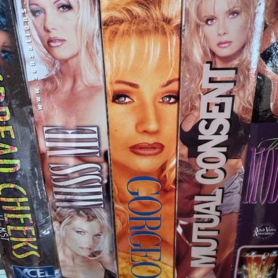 Over 100 adult entertainment VHS tapes