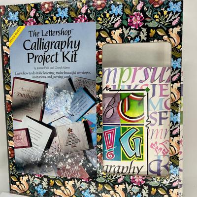 Vintage calligraphy Lettering Drawing lot