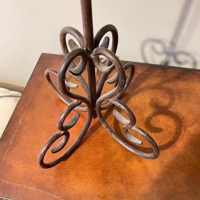Pair of Tall Iron Table Lamps (PS-SS)