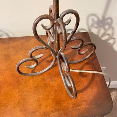 Pair of Tall Iron Table Lamps (PS-SS)