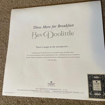 Bev Doolittle â€œThree More for Breakfastâ€