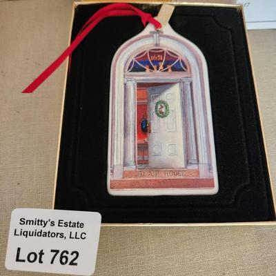 lot of 3 2016 2017 2018 Blair House Christmas Ornaments
