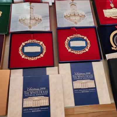 lot of 13 White House Christmas Ornaments