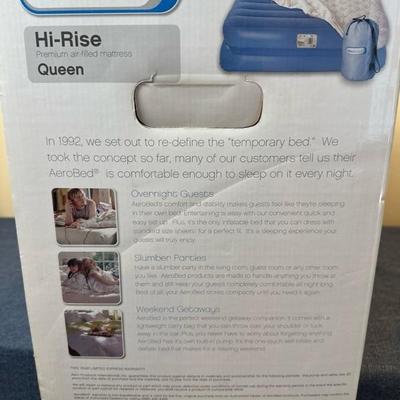Lot 623 Aerobed high rise air filled mattress new in box