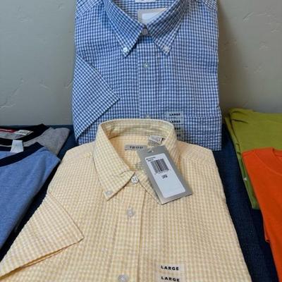 Lot 625 Eight large shirts menâ€™s new with tags