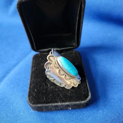 Linda Johnson Turquoise Ring