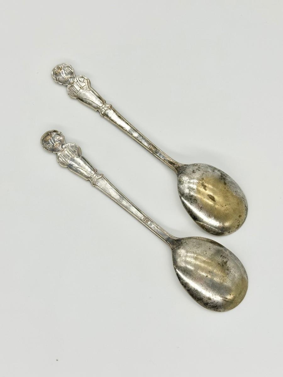 Pair (2) Vtg Campbell Soup Spoons