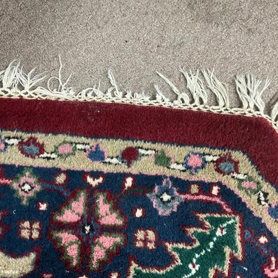 899 Octagonal Persian Rug Hand Knotted 8'3"