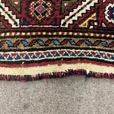 1900 Antique Hand Knotted Persian Wool Rug