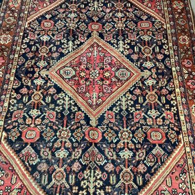 1901 Antique Hand Knotted Persian Area Rug