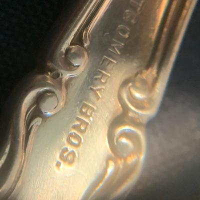 Montgomery Bros. Sterling Silver Flatware Lot Spoons Forks Serving Spoons