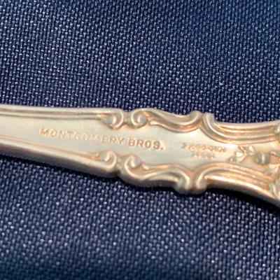 Montgomery Bros. Sterling Silver Flatware Lot Spoons Forks Serving Spoons