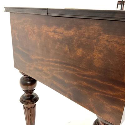 1908 Antique Mahogany Piano Desk Wilhelm Furniture Co.