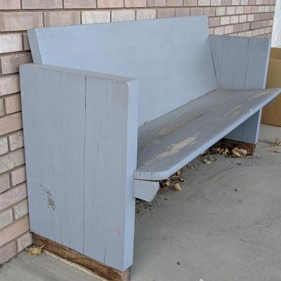 Outoor Wooden Bench/Pew
