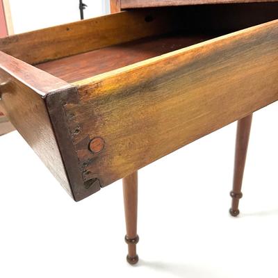 1909 Cherry Table Single Drawer Stand