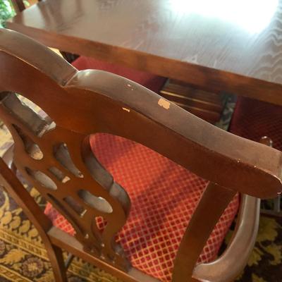 Solid Wood Dining Table & Eight Chairs (DR-KW)