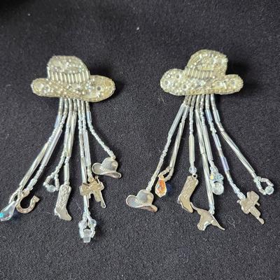 Glamorous Cowgirl Dangle Earrings