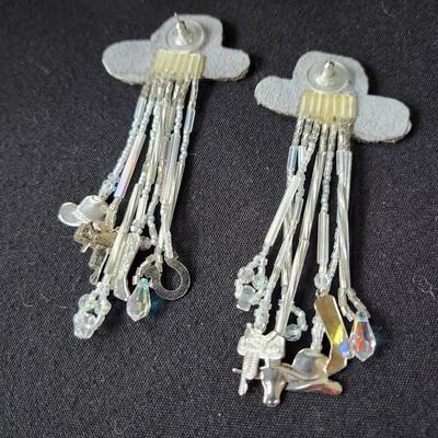 Glamorous Cowgirl Dangle Earrings