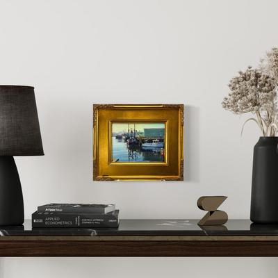1921 Original Oil Painting of "Work Boats" by Will Williams