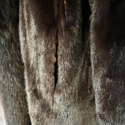 Gorgeous Vintage Natural Ranch Mink Fur Coat Reversible