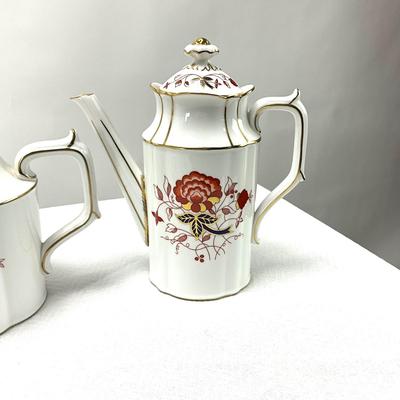 1929 Royal Crown Derby "Bali" Fine Bone Tea Service
