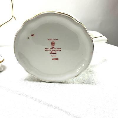 1929 Royal Crown Derby "Bali" Fine Bone Tea Service