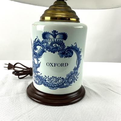 1932 Tobacco Jar Lamp "Oxford"