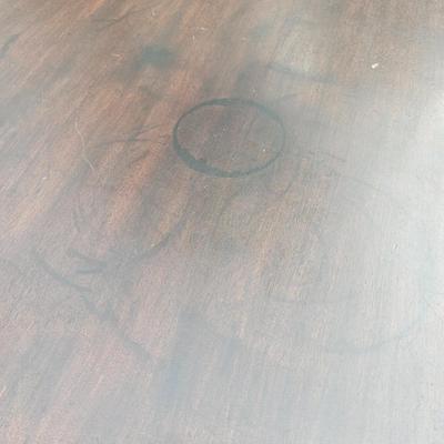 Oval Wood Table w/ Tri-Leg Pedestal (G-JS)