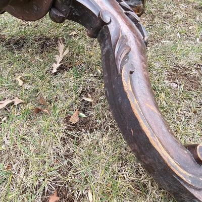 Oval Wood Table w/ Tri-Leg Pedestal (G-JS)