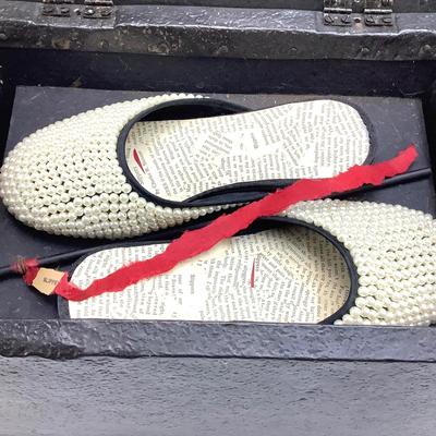 1939 Mixed Media "Slippers" by Gloria Santoya Ruenitz
