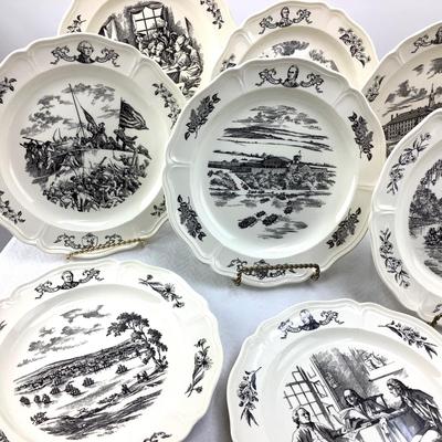 1940 Wedgewood 200th Anniversary State Plate Lot of 13