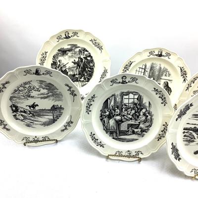 1941 Wedgewood 200th Anniversary State Plates x 8