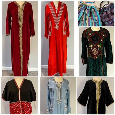 8 Piece Lot Vintage Ethnic Clothes
