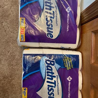 2 packages of Toilet paper