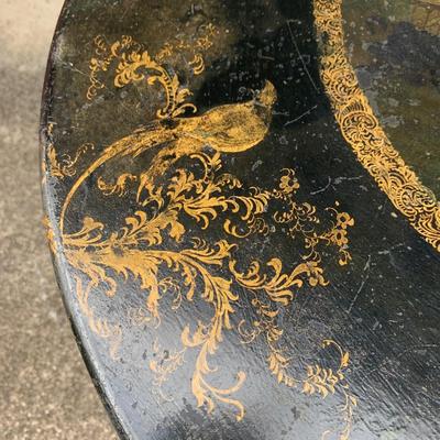 Hand-Painted Pedestal Table (G-HS)