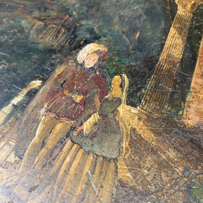 Hand-Painted Pedestal Table (G-HS)