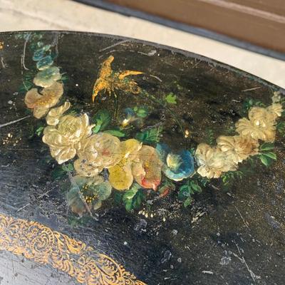 Hand-Painted Pedestal Table (G-HS)