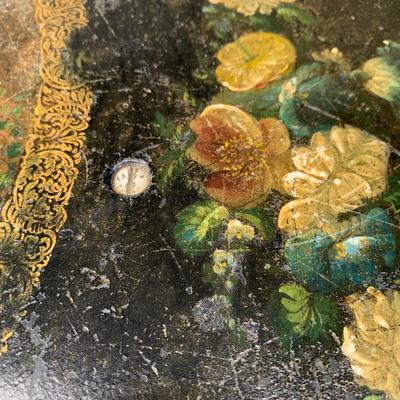 Hand-Painted Pedestal Table (G-HS)