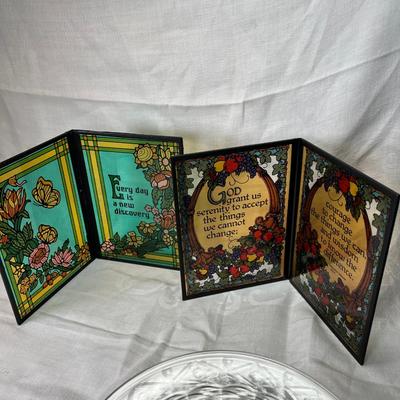 fine unique 1930s American glass plates