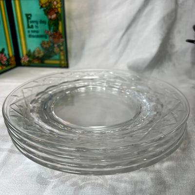 fine unique 1930s American glass plates