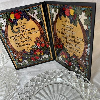 fine unique 1930s American glass plates